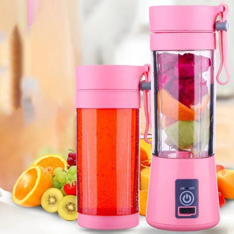 Mini liquidificador elétrico portátil, liquidificador de frutas, extrator de frutas, máquina multifuncional para fazer sucos, batida de frutas, pré treino.